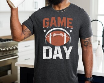 Game Day Vibes Tailgate Shirt, Sunday Funday College Gameday, Tailgate Clothes NFL Touchdown Shirt, Football Season Cute Football Shirts