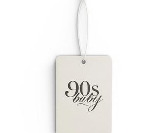 90s Baby Car Air Freshener: Retro Aroma Tag, Nostalgic Car Decor