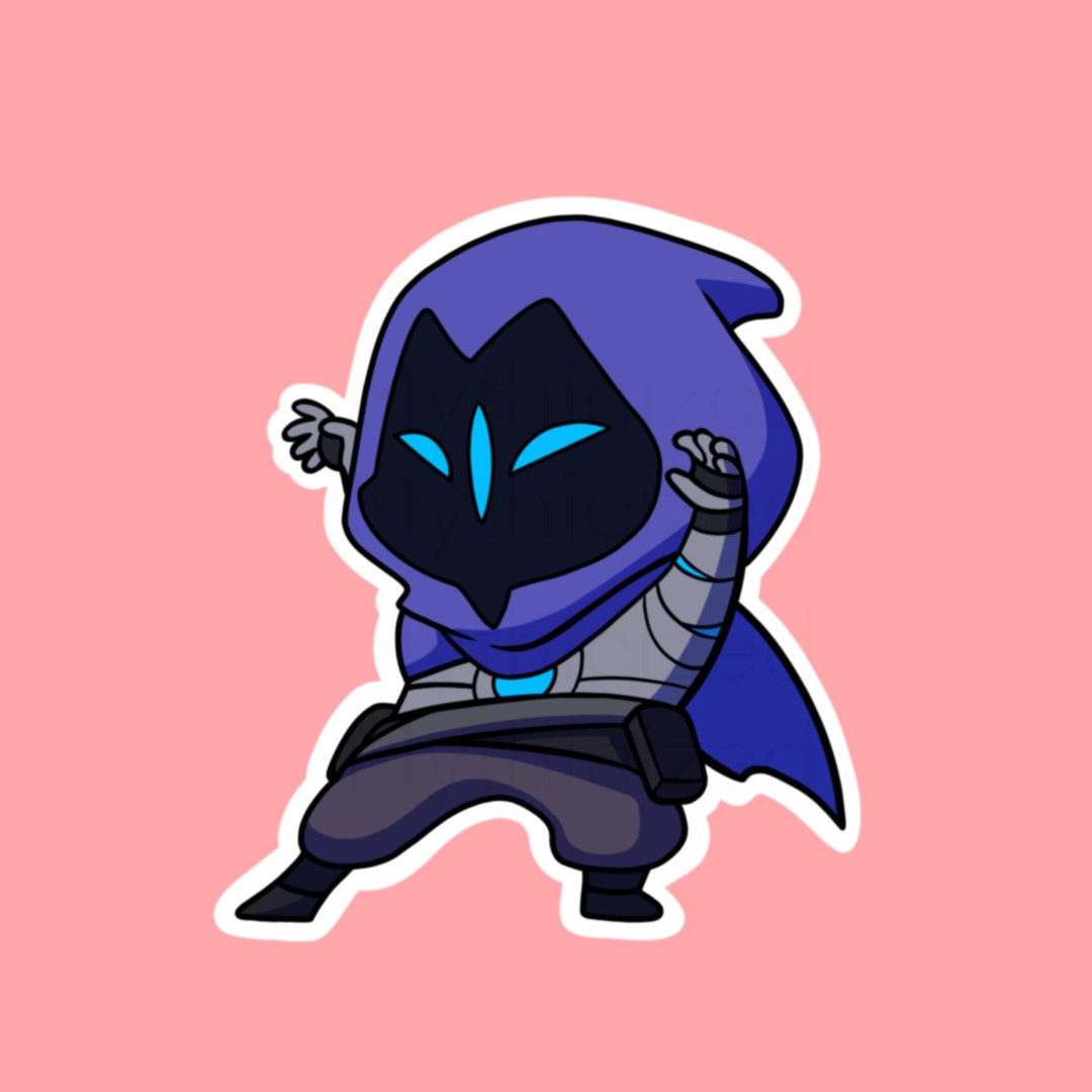 Omen Cat Dance Spray Valorant Stickers Vinyl Glossy - Etsy