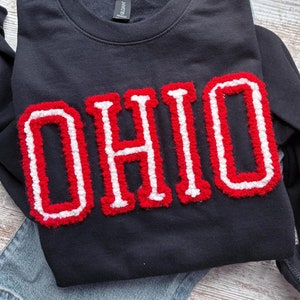 Ohio Sweatshirt, Ohio College, Buckeyes, Ohio Football, College Sweatshirt, Ohio College Shirt, Ohio Buckeyes