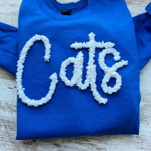 Kentucky Sweatshirt, Kentucky Wildcats, Wildcats, Kentucky Football, College Sweatshirt, UK Sweatshirt, Cats Sweatshirt, Cats Yarn