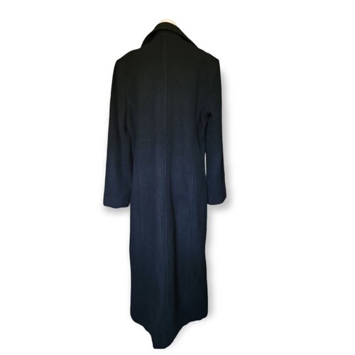 Kristen Blake Lambswool Long Black Winter Jacket Size shops 16