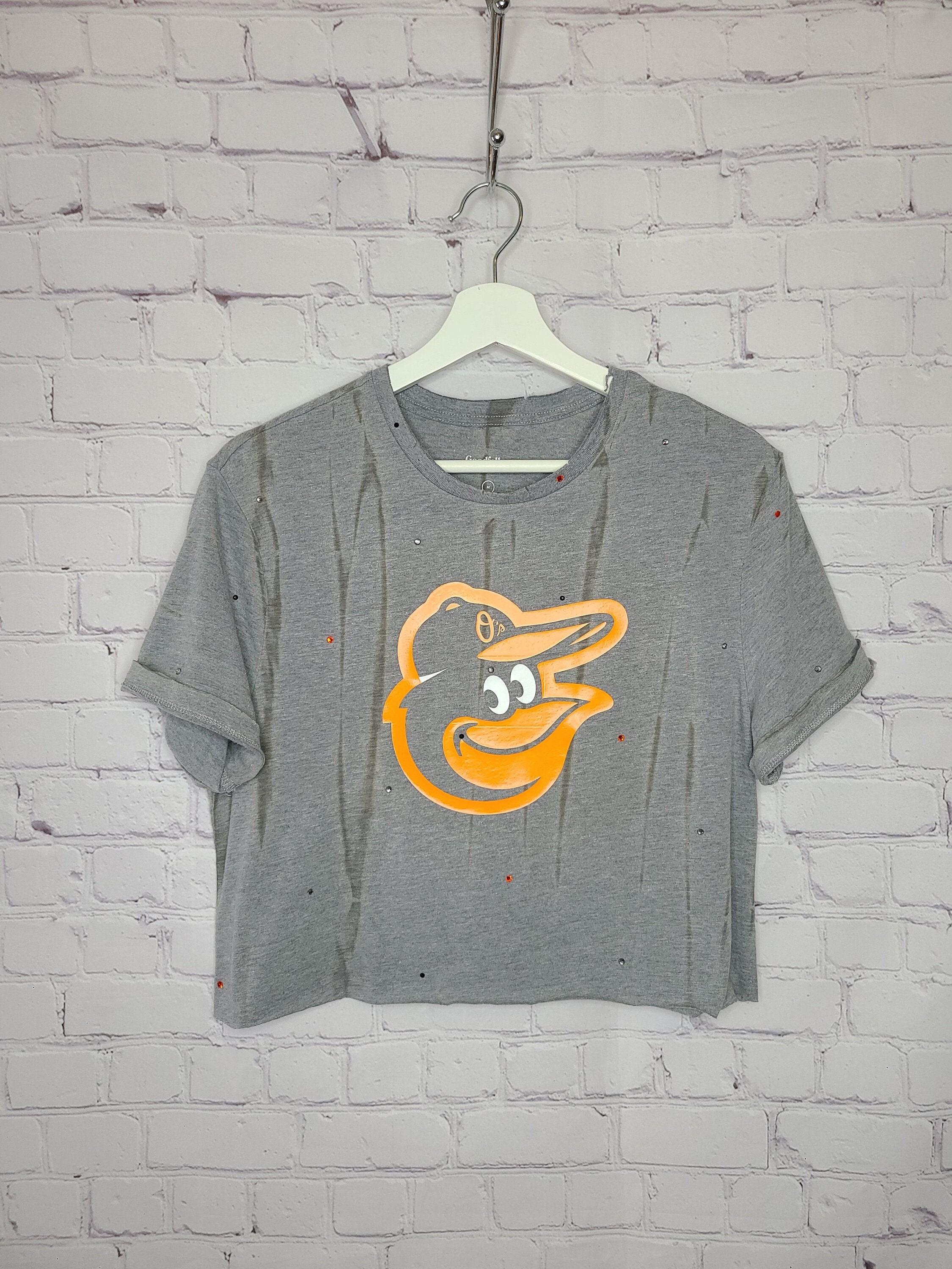 CustomCat Baltimore Orioles Retro MLB Tie-Dye Shirt SpiderOrange / M