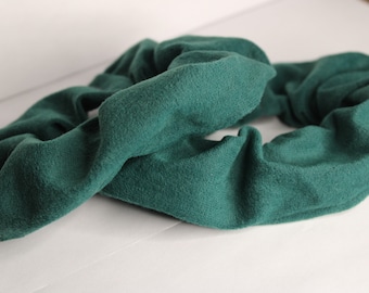 Elastico in velluto verde