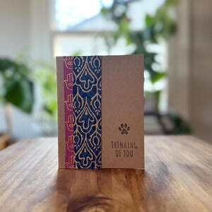 Sympathy card for loss of pet- pet memorial