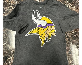 Minnesota Vikings Football NFL 2T Shirt Long Sleeve LS