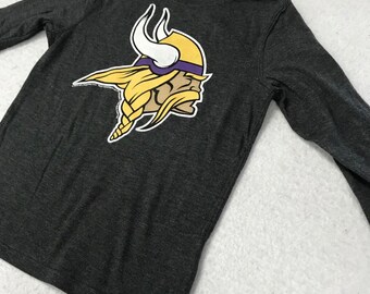 18-24 Minnesota Vikings Football NFL Shirt Long Sleeve LS