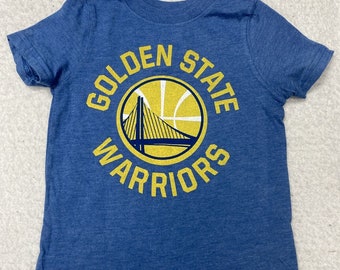 Golden State Warriors NBA Basketball Toddler Boys Blue Shirt 2t