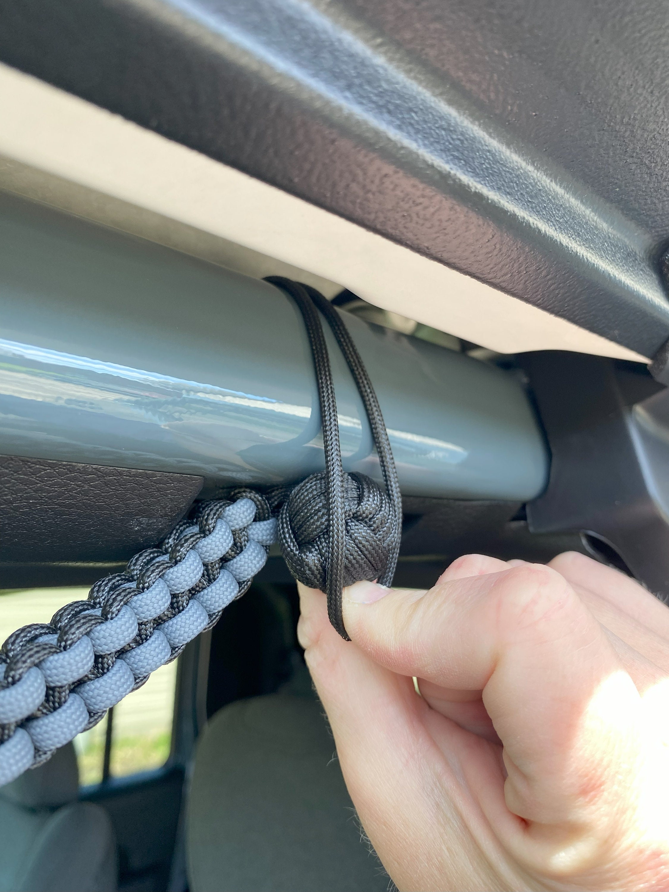 2024 Jeep Wrangler jl/gladiator JT Custom Front Grab Handles, Paracord Grab Handles, Custom Jeep