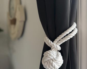 Monkey Fist Curtain Tie Backs (Pair)