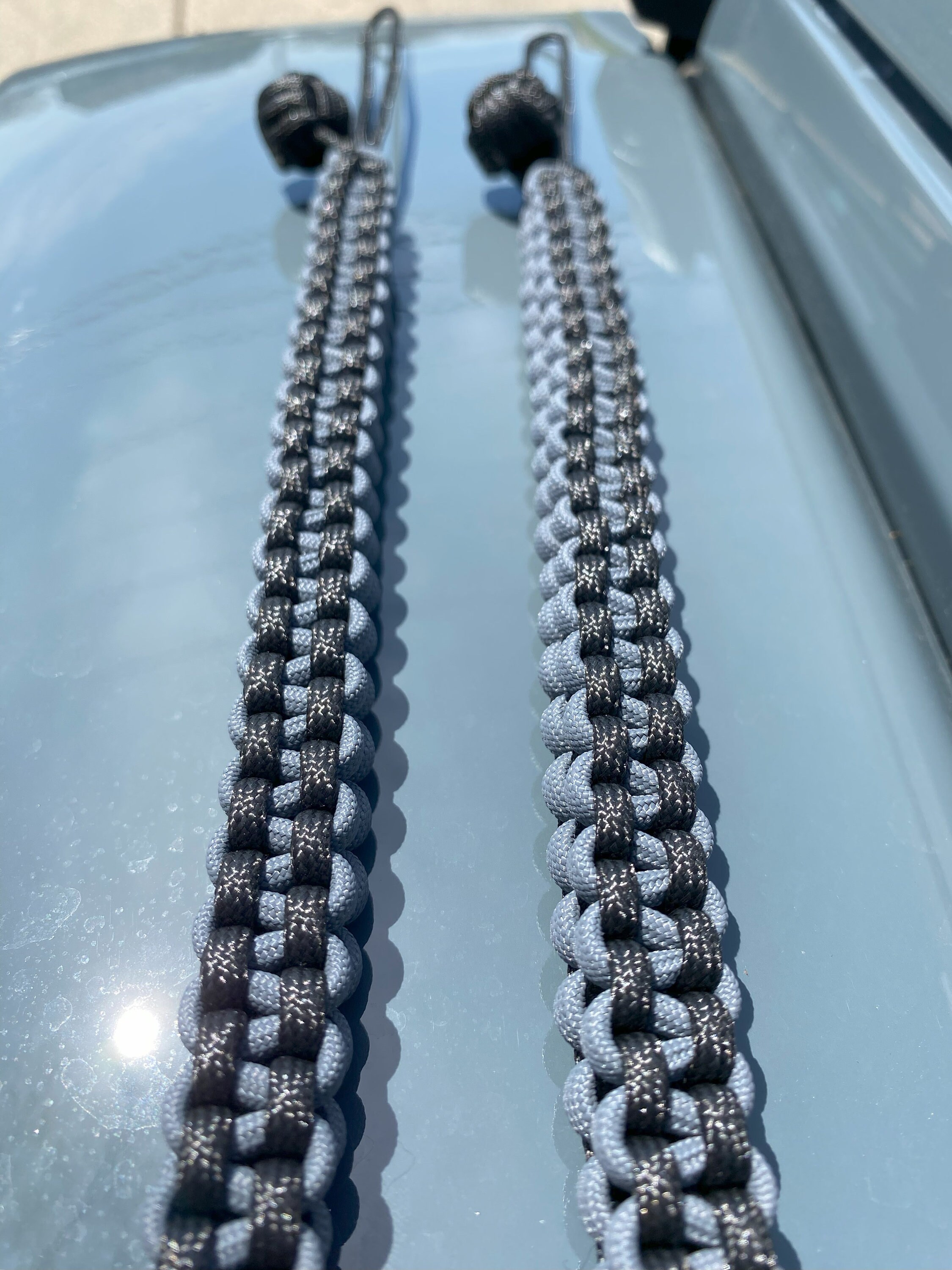 2024 Jeep Wrangler jl/gladiator JT Custom Front Grab Handles, Paracord