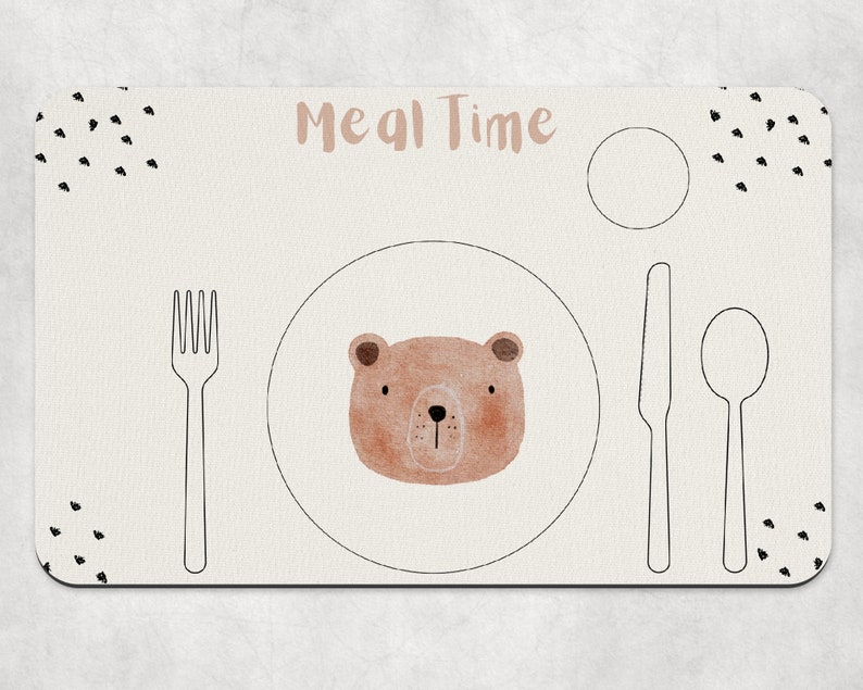 Three Printable Montessori Placemats Educational Placemat Etsy