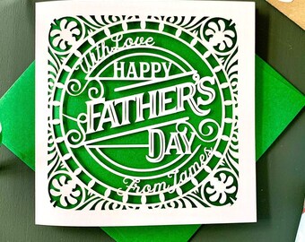 Personalised Father's Day Card