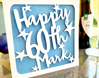 Personalised 60th Birthday Card