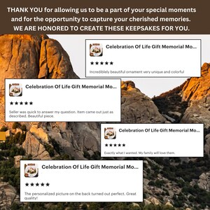 Celebration of Life Gift Memorial Mountain-themed Ornament for Nature