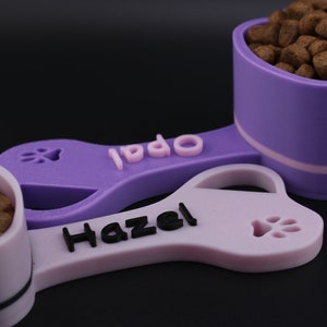 Personalized Dog Food Scoop Custom Scooper Pet Kibble Scoops Food Dispenser Dog Measuring Cup Custom Pet Accessories Gift Idea For Dog Lover image 7