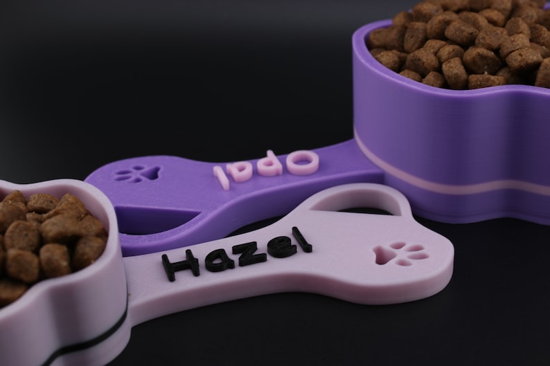 Personalized Dog Food Scoop Custom Scooper Pet Kibble Scoops Food Dispenser Dog Measuring Cup Custom Pet Accessories Gift Idea For Dog Lover image 7