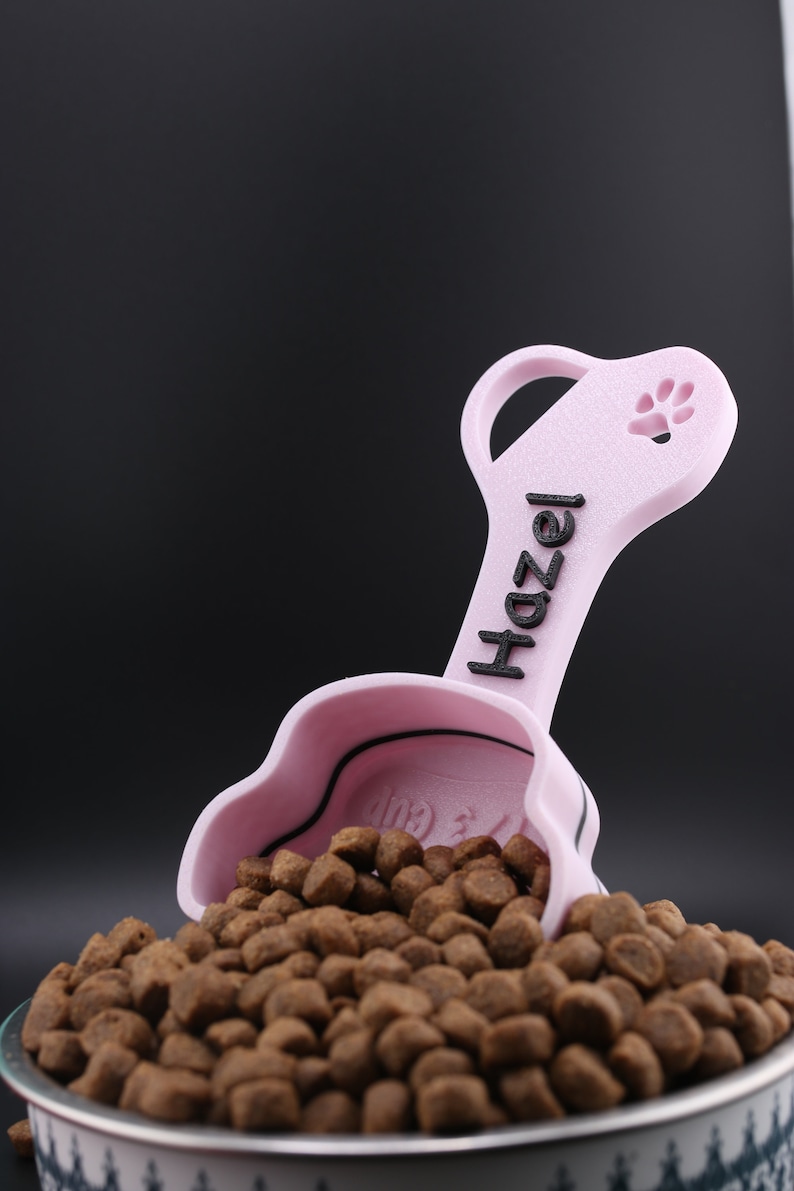 Personalized Dog Food Scoop Custom Scooper Pet Kibble Scoops Food Dispenser Dog Measuring Cup Custom Pet Accessories Gift Idea For Dog Lover image 8