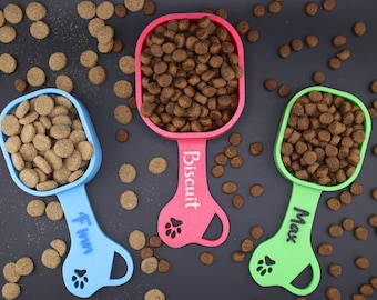 Pelle à croquettes personnalisée pour chien : distributeur de croquettes personnalisé pour animaux de compagnie