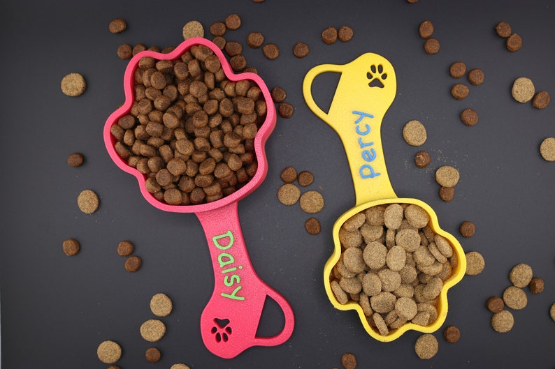 Personalized Dog Food Scoop Custom Scooper Pet Kibble Scoops Food Dispenser Dog Measuring Cup Custom Pet Accessories Gift Idea For Dog Lover image 6