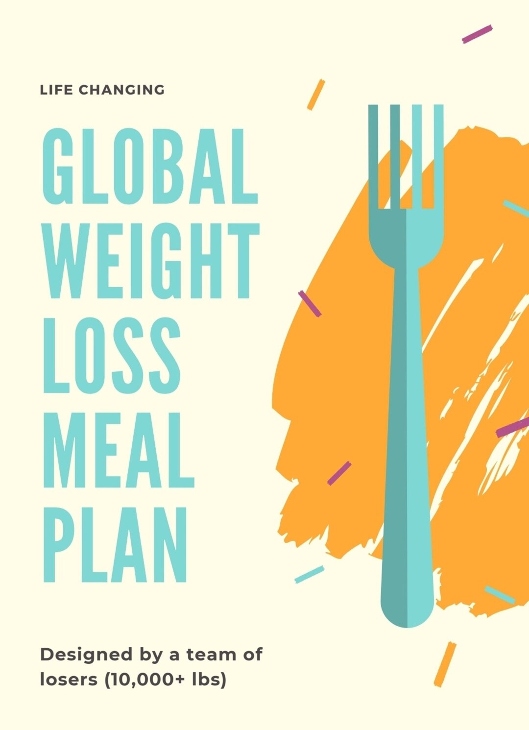 Global Weight Loss Meal Plan Etsy