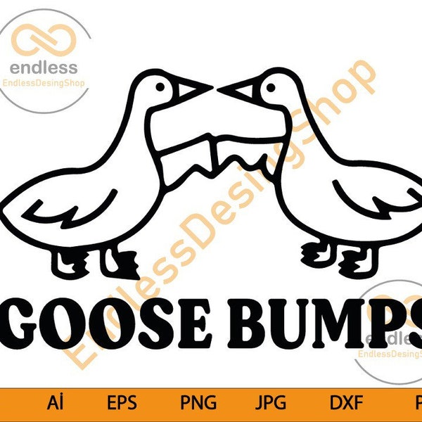 Goosebumps, SVG, PNG, Aesthetic Svg, Cute Svg, Trendy Svg, Pinterest Svg, Retro Svg, Cricut Files, Silhouette Files, Clipart