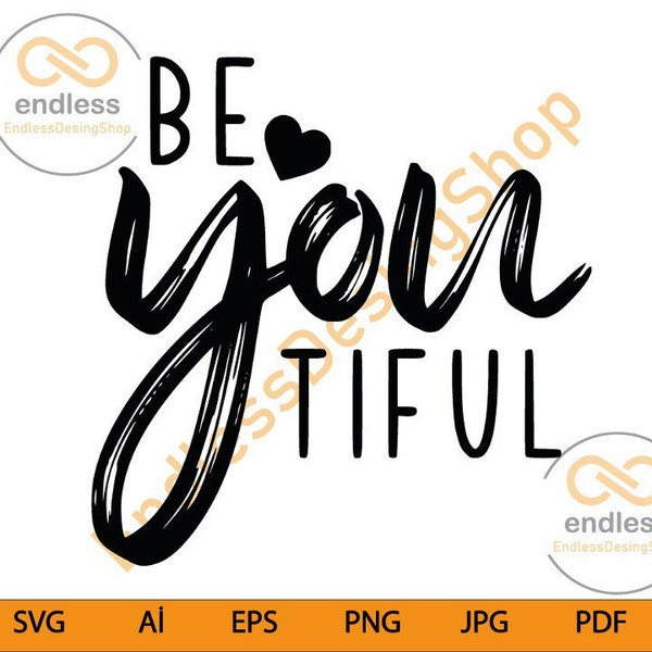 Beyoutiful Svg, Belle Svg, Beauté Svg, Belle Chemise, Belle Citation, Citation Drôle Svg, Silhouette, Fichiers De Coupe Cricut, Fichiers Vectoriels