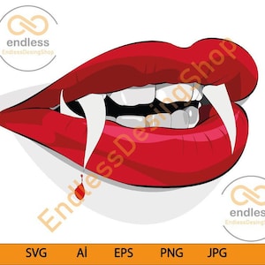 Labios de Halloween dientes svg, halloween svg , wampire svg, wampire labios svg, labios PNG, Truco o trato svg, espeluznante svg, archivo svg para cricut, PNG