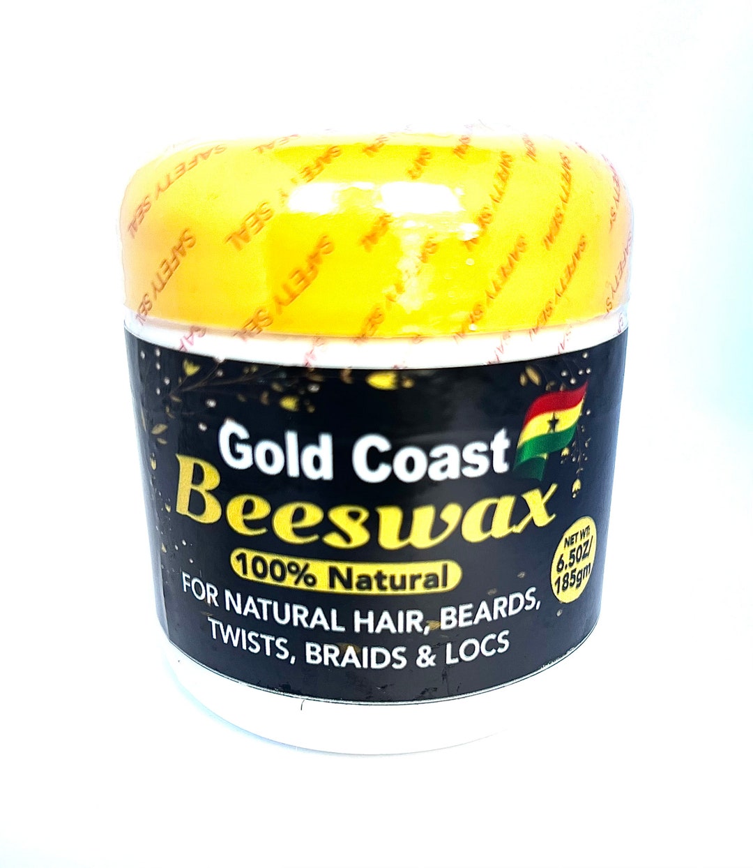 Natural Beeswax for Natural Hair, Twists, Locs, Braids No Chemical