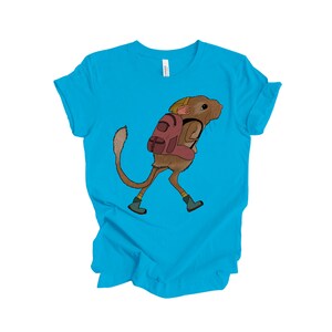 Pack Ratte T-Shirt, lustiges Wander-T-Shirt, Geschenk für Wanderer, Wander-T-Shirt, Tierliebhaber-T-Shirt, Original-Kunst-T-Shirt
