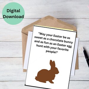 Frohe Ostern Karte zum Ausdrucken lustige Osterkarte Sofort-Download lustiger Spruch lustige Ostern