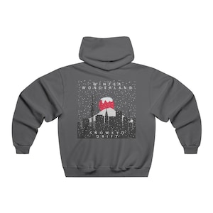 Snowkyo Drift Toyko Drift Car Enthusiast Christmas sweater Gift for Drifting Guys Boyfriend Men&#39;s NUBLEND® Hooded Sweatshirt