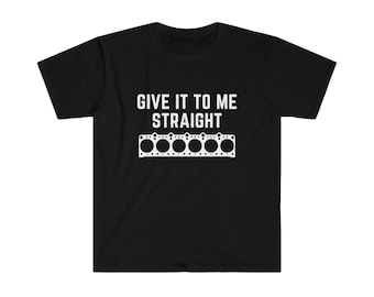 Inline 6 Engine T-Shirt: Car Enthusiast Gift