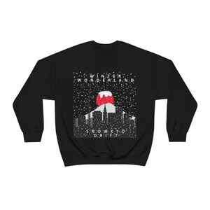 Snowkyo Drift Tokyo Drift Christmas Sweater Car enthusiast gift for car guys boyfriend drifting gift Unisex Heavy Blend Crewneck Sweatshirt