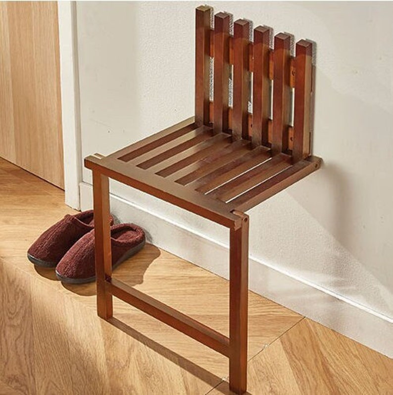 Wall folding chair image 1