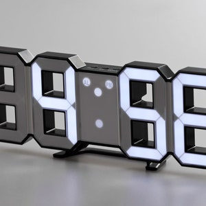 Stitch Réveil numérique avec température - Grande veilleuse LED