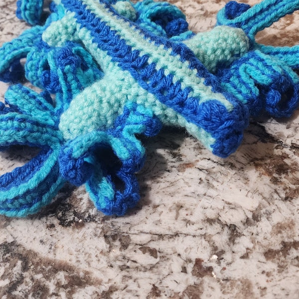 Nudibranquio de crochet: hecho a pedido