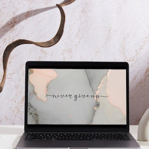 Unique Desktop Wallpaper , Abstract Minimalist Computer,PC,Macbook,Laptop, Windows Background w, Heart Design ,Digital Instant Download