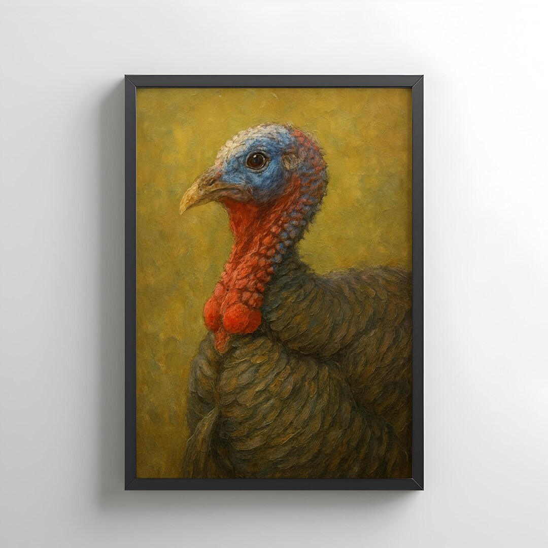Vintage Thanksgiving Turkey Art Print: Fall Decor (digital Download) - Etsy