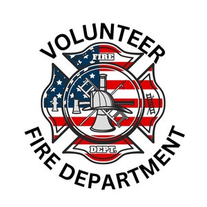 Volunteer Fire Department Digital Files (PNG, JPG, SVG) - Bundle