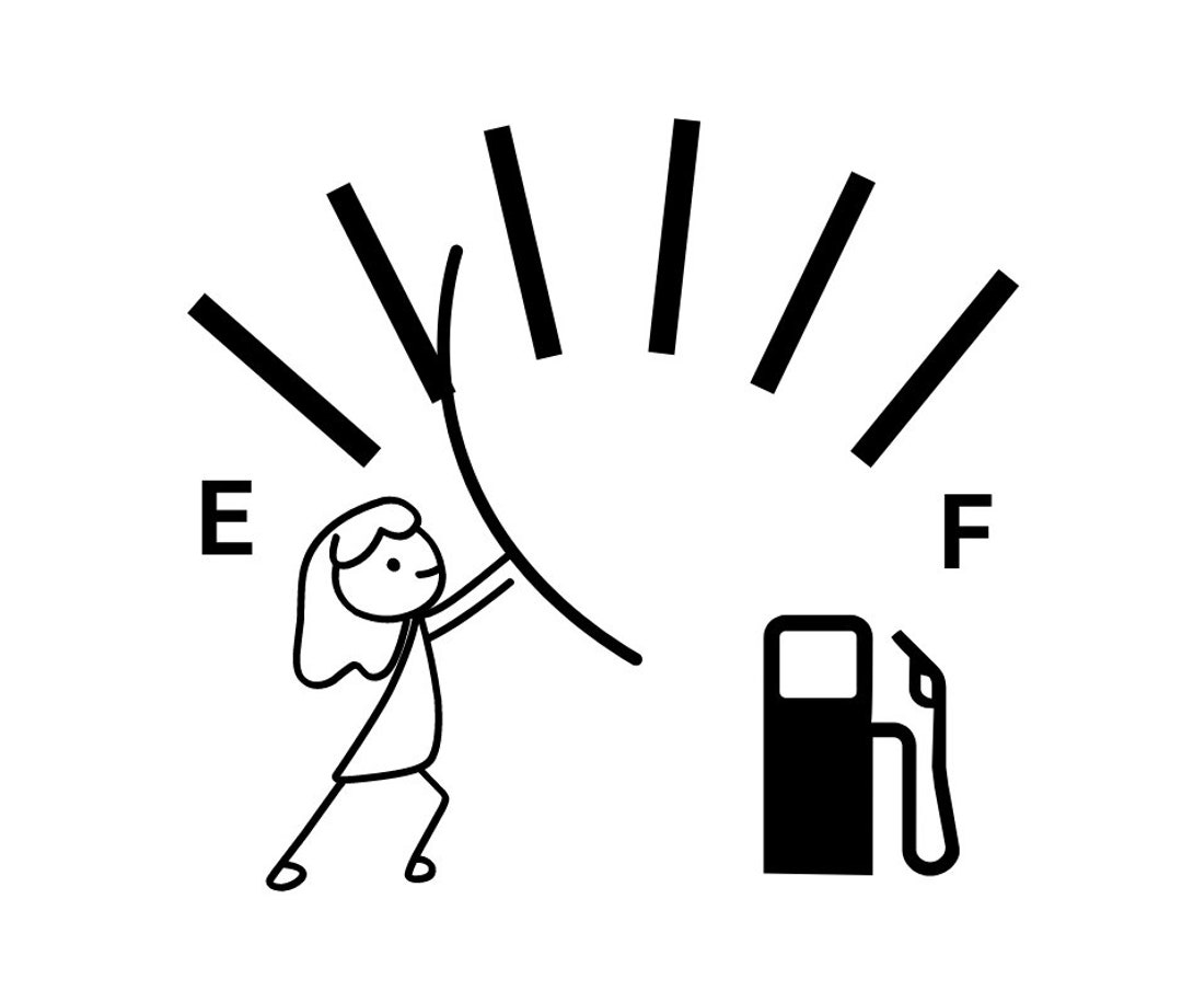 Empty Gas Tank Girl Digital Files PNG, JPG, SVG Bundle Etsy