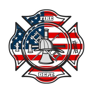 Feuerwehr Digitale Dateien - Nur Malteserkreuz (PNG, JPG, SVG) - Bundle