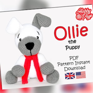 Amigurumi Crochet Puppy Pattern PDF Download