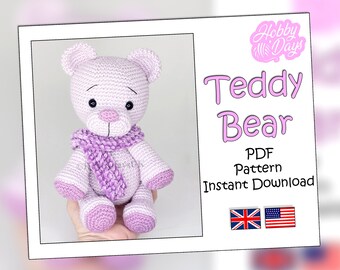 Amigurumi Crochet Teddy Bear PDF Download