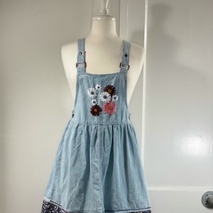 Embroidered Overall Etsy
