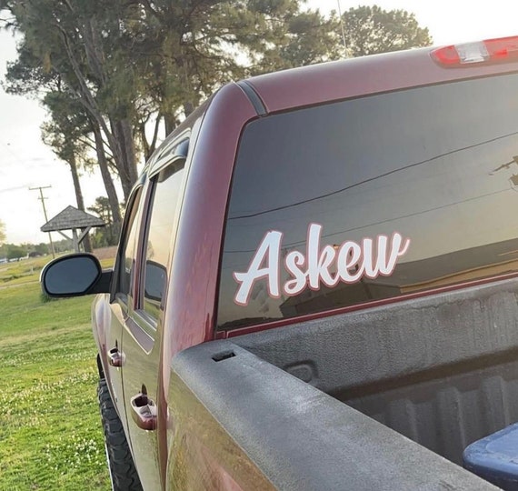 Name Decal | Name Banner | Phrase Decal | Custom Decal | Flawless Whipz
