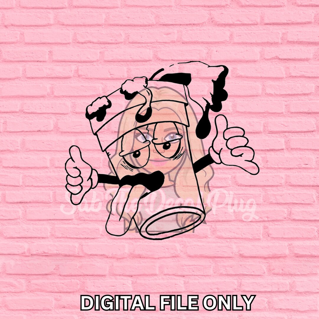 Lean Cup Man Digital File Truck Decals Flawless Whipz Etsy