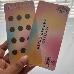 Pacchetto Groovy Savings Challenge; Sfida Retro Scratch Off; Pacchetto Sfida e Dashboard
