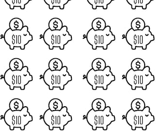 Buffer Savings Challenge; Budgeting; Cash Envelope; Cash Stuffing; Digital Download;