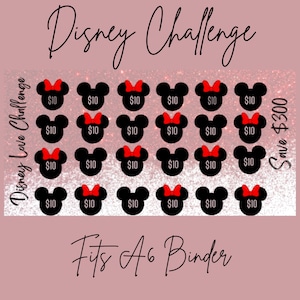 Fun Savings Challenge; Character Savings Challenge; Cash Stuffing; Budgeting; Low- Income Challenge
